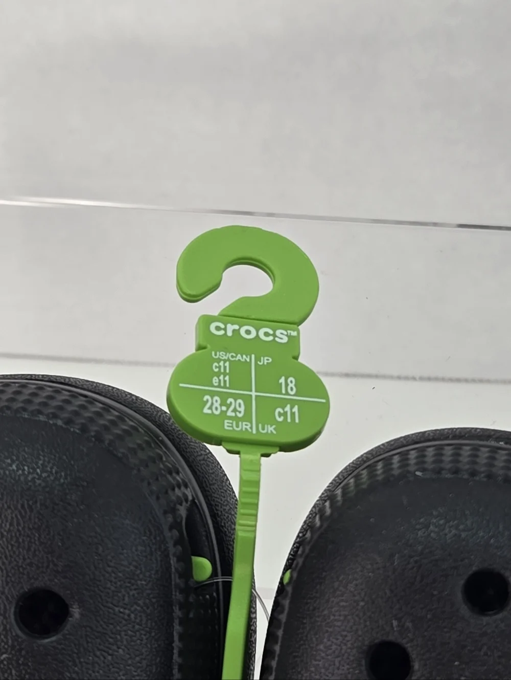 CROCS Kids Black Classic Clog Water Shoes